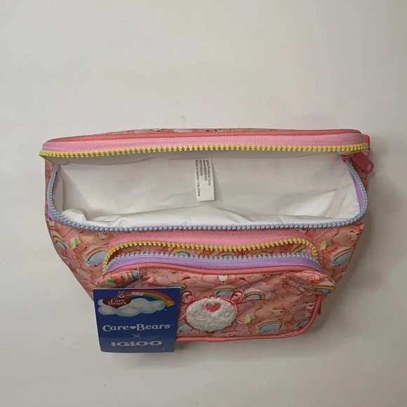 Care Bears Cheer Bear Fanny Pack Insulated Cooler 3 Can Capacity NWT - Picture 7 of 9